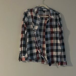 Long sleeve flannel button down